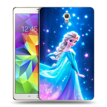 Силиконовый чехол на Samsung Galaxy Tab S 8.4 с принтом Холодное сердце Frozen