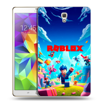 Силиконовый чехол на Samsung Galaxy Tab S 8.4 с принтом Roblox Роблокс