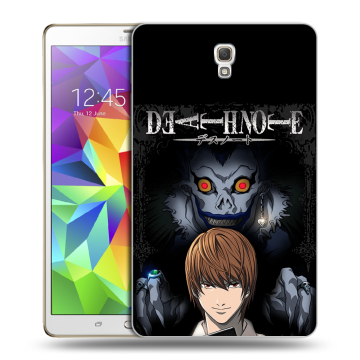 Силиконовый чехол на Samsung Galaxy Tab S 8.4 с принтом Death note Тетрадь смерти