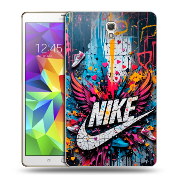 Силиконовый чехол на Samsung Galaxy Tab S 8.4 с принтом Nike Найк Силиконовый чехол на Samsung Galaxy Tab S 8.4 с принтом Nike Найк