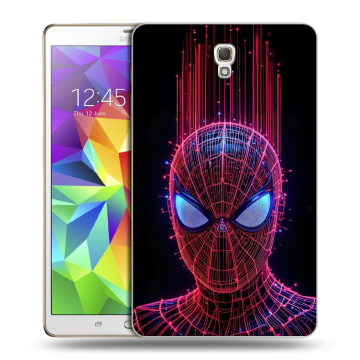Силиконовый чехол на Samsung Galaxy Tab S 8.4 с принтом Spiderman Человек паук