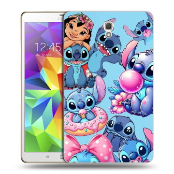 Силиконовый чехол на Samsung Galaxy Tab S 8.4 с принтом Лило и Стич Силиконовый чехол на Samsung Galaxy Tab S 8.4 с принтом Лило и Стич