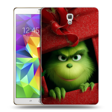 Силиконовый чехол на Samsung Galaxy Tab S 8.4 с принтом Новый год