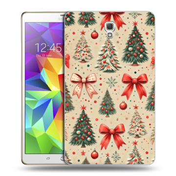 Силиконовый чехол на Samsung Galaxy Tab S 8.4 с принтом Новый год