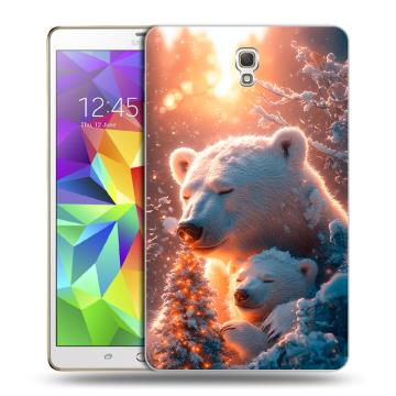 Силиконовый чехол на Samsung Galaxy Tab S 8.4 с принтом Новый год Силиконовый чехол на Samsung Galaxy Tab S 8.4 с принтом Новый год