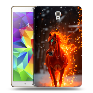 Силиконовый чехол на Samsung Galaxy Tab S 8.4 с принтом Новый год Силиконовый чехол на Samsung Galaxy Tab S 8.4 с принтом Новый год