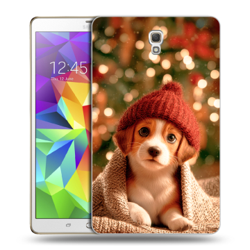 Силиконовый чехол на Samsung Galaxy Tab S 8.4 с принтом Новый год