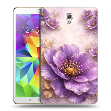 Силиконовый чехол на Samsung Galaxy Tab S 8.4 с принтом женский