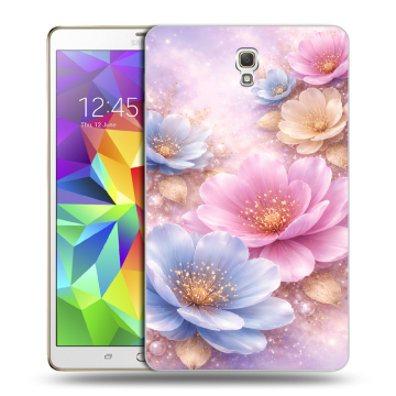 Силиконовый чехол на Samsung Galaxy Tab S 8.4 с принтом женский