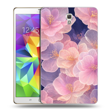 Силиконовый чехол на Samsung Galaxy Tab S 8.4 с принтом женский