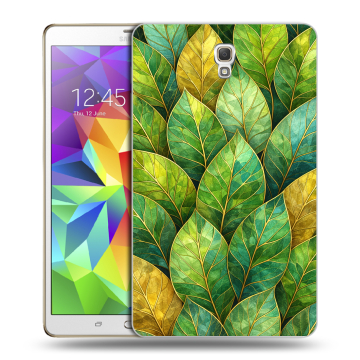 Силиконовый чехол на Samsung Galaxy Tab S 8.4 с принтом женский