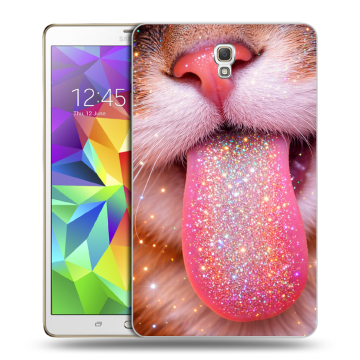 Силиконовый чехол на Samsung Galaxy Tab S 8.4 с принтом для девочек