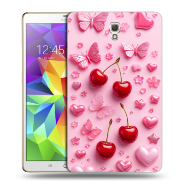 Силиконовый чехол на Samsung Galaxy Tab S 8.4 с принтом для девочек