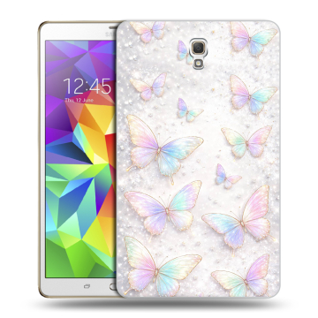 Силиконовый чехол на Samsung Galaxy Tab S 8.4 с принтом женский