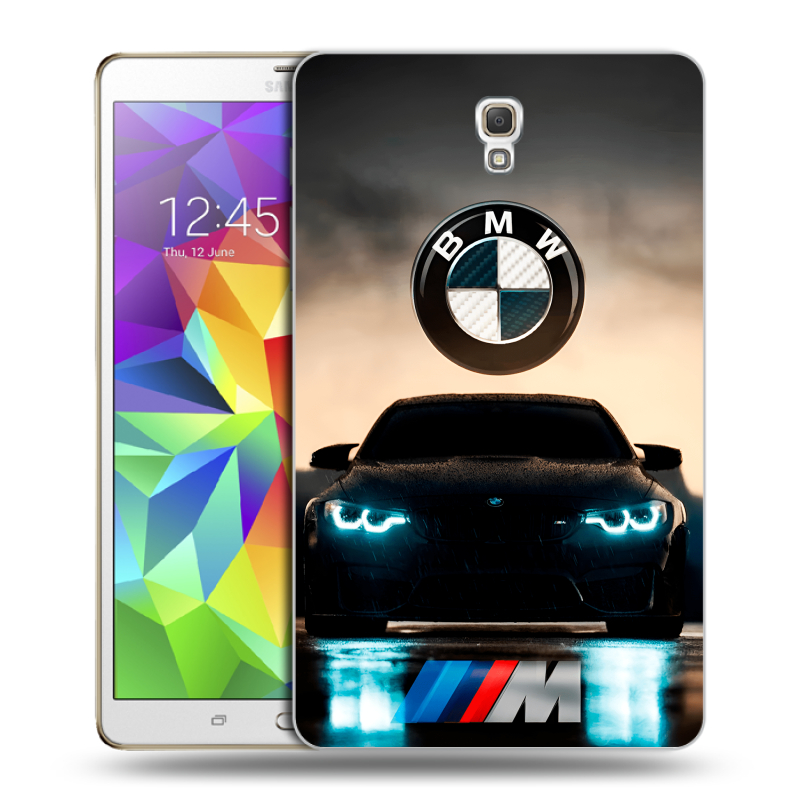 Силиконовый чехол на Samsung Galaxy Tab S 8.4 с принтом БМВ BMW Силиконовый чехол на Samsung Galaxy Tab S 8.4 с принтом БМВ BMW