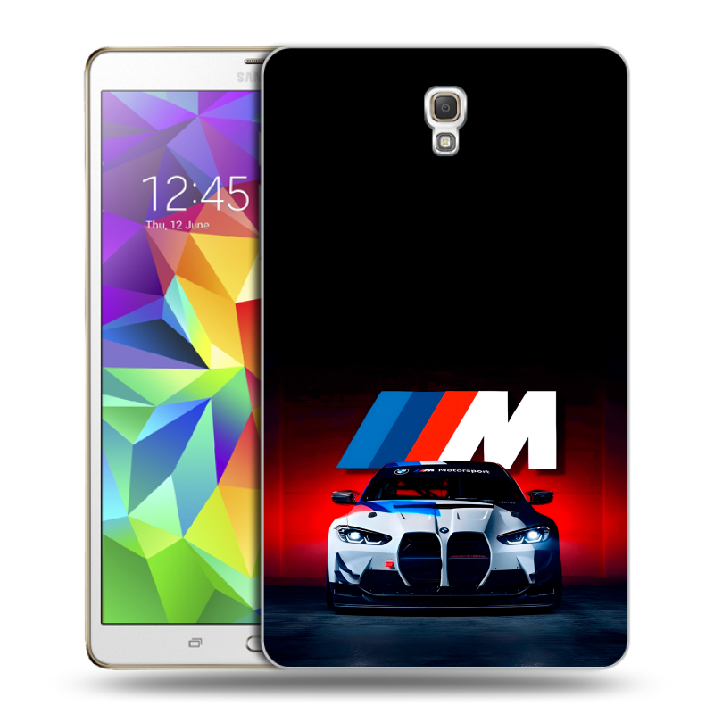 Силиконовый чехол на Samsung Galaxy Tab S 8.4 с принтом БМВ BMW Силиконовый чехол на Samsung Galaxy Tab S 8.4 с принтом БМВ BMW