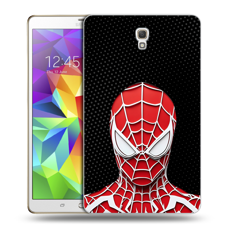Силиконовый чехол на Samsung Galaxy Tab S 8.4 с принтом человек паук spiderman Силиконовый чехол на Samsung Galaxy Tab S 8.4 с принтом человек паук spiderman