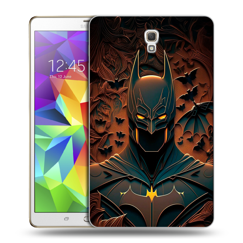 Силиконовый чехол на планшета Samsung Galaxy Tab S 8.4 с принтом Batman Бэтмен Силиконовый чехол на планшета Samsung Galaxy Tab S 8.4 с принтом Batman Бэтмен