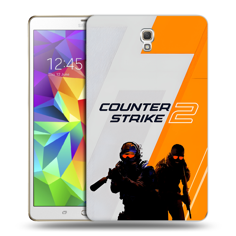Силиконовый чехол на Samsung Galaxy Tab S 8.4 с принтом Counter Strike Силиконовый чехол на Samsung Galaxy Tab S 8.4 с принтом Counter Strike