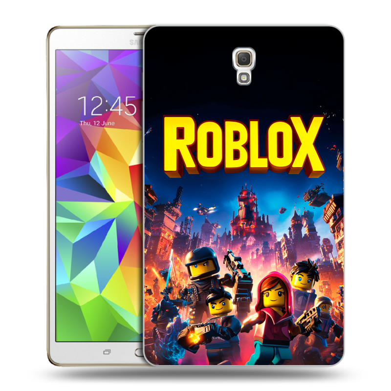 Силиконовый чехол на Samsung Galaxy Tab S 8.4 с принтом Roblox Роблокс Силиконовый чехол на Samsung Galaxy Tab S 8.4 с принтом Roblox Роблокс