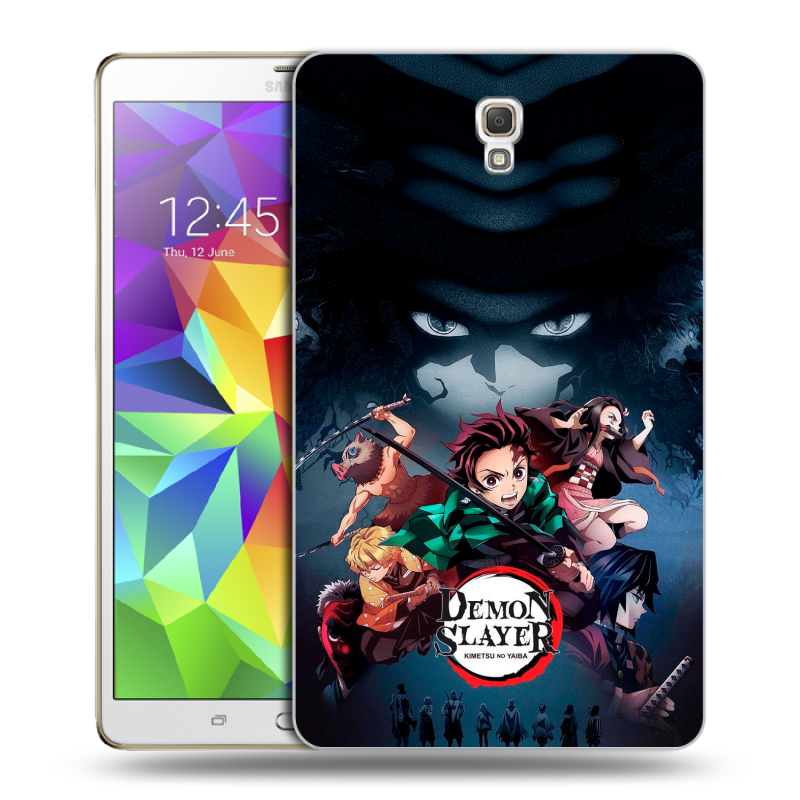 Силиконовый чехол на Samsung Galaxy Tab S 8.4 с принтом Demon Slayer Клинок рассекающий демонов Силиконовый чехол на Samsung Galaxy Tab S 8.4 с принтом Demon Slayer Клинок рассекающий демонов
