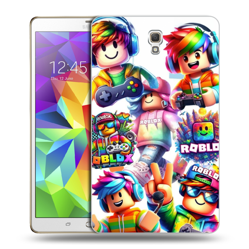Силиконовый чехол на Samsung Galaxy Tab S 8.4 с принтом Roblox Роблокс Силиконовый чехол на Samsung Galaxy Tab S 8.4 с принтом Roblox Роблокс