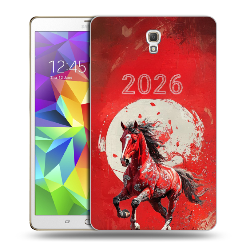 Силиконовый чехол на Samsung Galaxy Tab S 8.4 с принтом Новый год Силиконовый чехол на Samsung Galaxy Tab S 8.4 с принтом Новый год