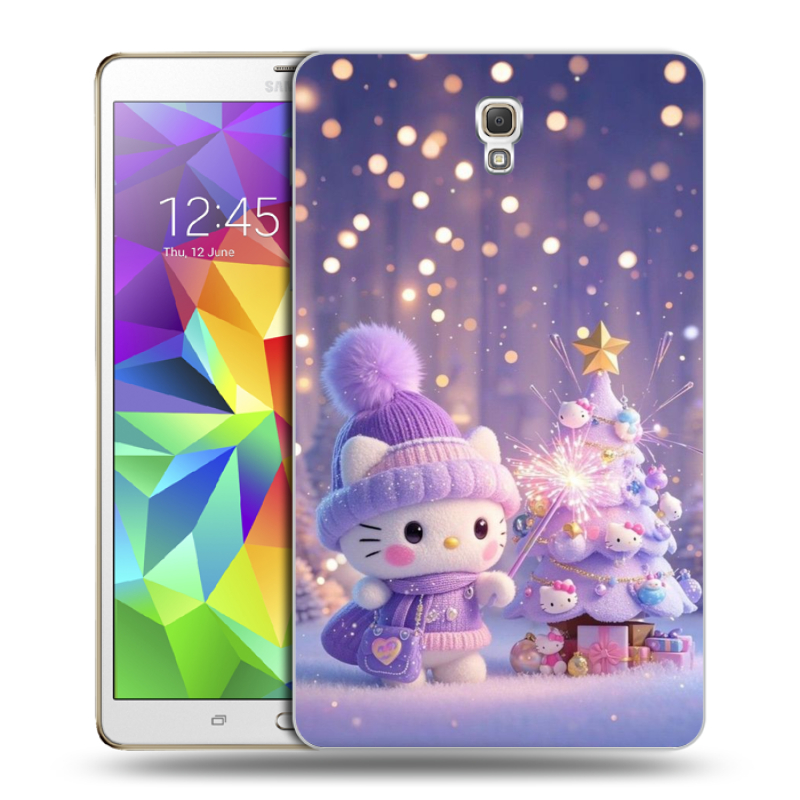 Силиконовый чехол на Samsung Galaxy Tab S 8.4 с принтом Новый год Силиконовый чехол на Samsung Galaxy Tab S 8.4 с принтом Новый год