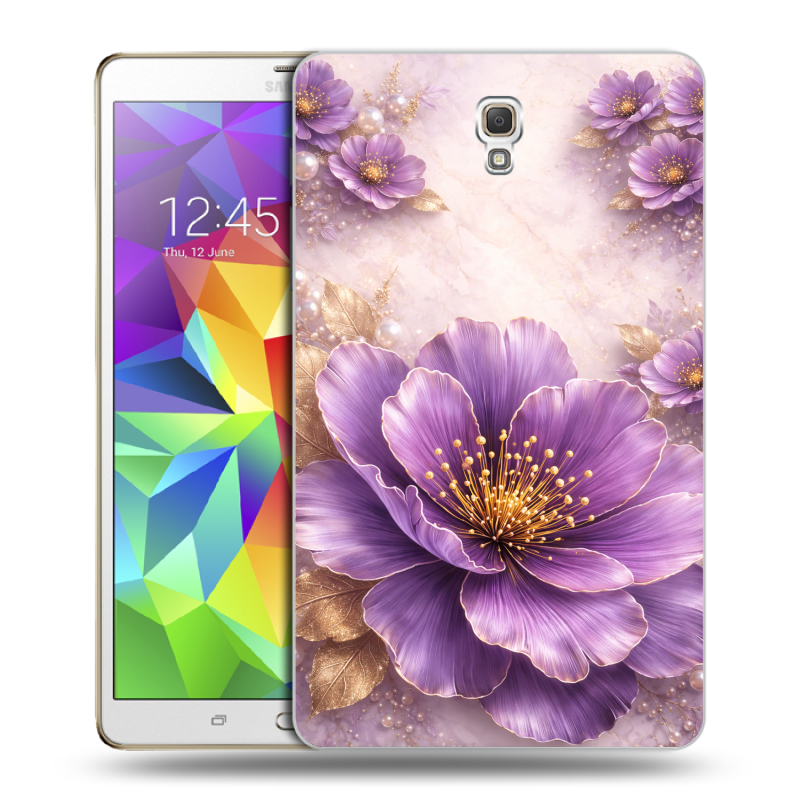 Силиконовый чехол на Samsung Galaxy Tab S 8.4 с принтом женский Силиконовый чехол на Samsung Galaxy Tab S 8.4 с принтом женский
