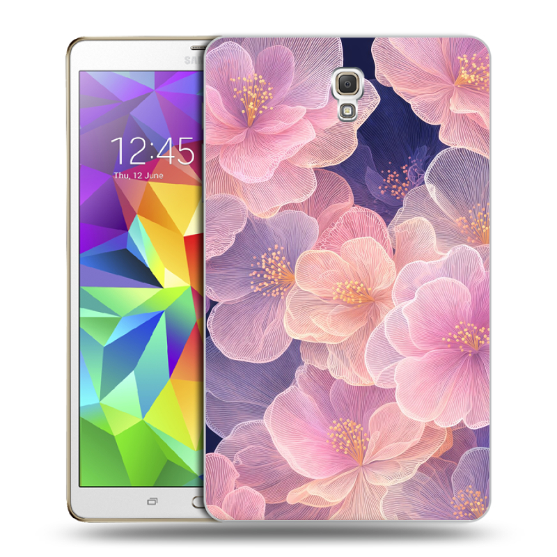Силиконовый чехол на Samsung Galaxy Tab S 8.4 с принтом женский Силиконовый чехол на Samsung Galaxy Tab S 8.4 с принтом женский