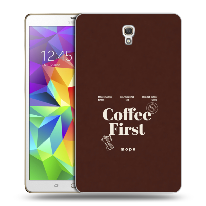 Силиконовый чехол на Samsung Galaxy Tab S 8.4 с принтом женский Силиконовый чехол на Samsung Galaxy Tab S 8.4 с принтом женский
