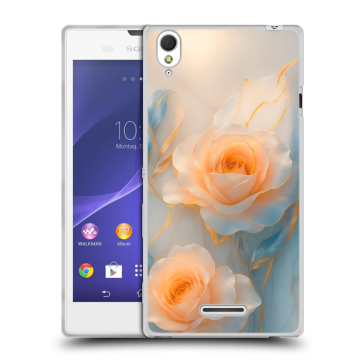 Силиконовый чехол на Sony Xperia T3 с принтом Женский