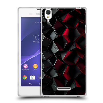 Силиконовый чехол на Sony Xperia T3 с принтом Абстракция
