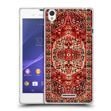 Силиконовый чехол на Sony Xperia T3 с принтом Ковер
