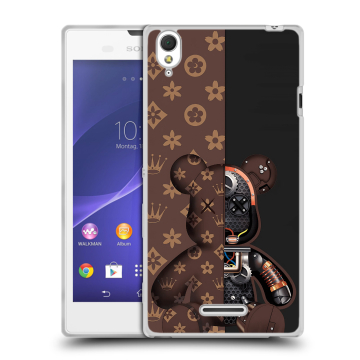 Силиконовый чехол на Sony Xperia T3 с принтом Луи робот Силиконовый чехол на Sony Xperia T3 с принтом Луи робот