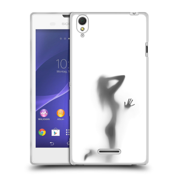 Силиконовый чехол на Sony Xperia T3 с принтом Силуэт