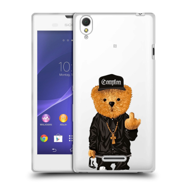 Силиконовый чехол на Sony Xperia T3 с принтом Плюшевый медведь Силиконовый чехол на Sony Xperia T3 с принтом Плюшевый медведь