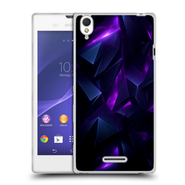 Силиконовый чехол на Sony Xperia T3 с принтом Абстракиция