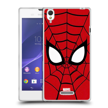 Силиконовый чехол на Sony Xperia T3 с принтом человек паук spiderman
