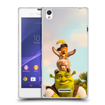 Силиконовый чехол на Sony Xperia T3 с принтом Шрек Shrek Силиконовый чехол на Sony Xperia T3 с принтом Шрек Shrek