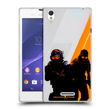 Силиконовый чехол на Sony Xperia T3 с принтом Контер страйк Counter strike Силиконовый чехол на Sony Xperia T3 с принтом Контер страйк Counter strike