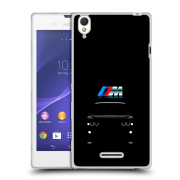 Силиконовый чехол на Sony Xperia T3 с принтом БМВ BMW