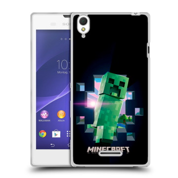 Силиконовый чехол на Sony Xperia T3 с принтом Майнкрафт Minecraft Силиконовый чехол на Sony Xperia T3 с принтом Майнкрафт Minecraft