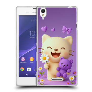 Силиконовый чехол на Sony Xperia T3 с принтом для девочек Силиконовый чехол на Sony Xperia T3 с принтом для девочек