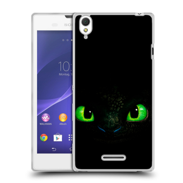 Силиконовый чехол на Sony Xperia T3 с принтом Как приручить дракона Силиконовый чехол на Sony Xperia T3 с принтом Как приручить дракона