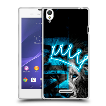 Силиконовый чехол на Sony Xperia T3 с принтом Король лев Силиконовый чехол на Sony Xperia T3 с принтом Король лев