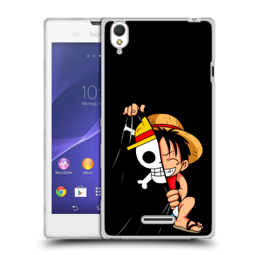 Силиконовый чехол на Sony Xperia T3 с принтом One Piece Ван Пис Силиконовый чехол на Sony Xperia T3 с принтом One Piece Ван Пис