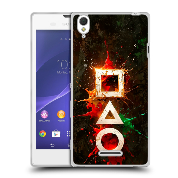 Силиконовый чехол на Sony Xperia T3 с принтом Squid Game Игра кальмара Силиконовый чехол на Sony Xperia T3 с принтом Squid Game Игра кальмара