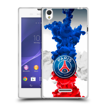 Силиконовый чехол на Sony Xperia T3 с принтом PSG ПСЖ Силиконовый чехол на Sony Xperia T3 с принтом PSG ПСЖ