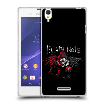 Силиконовый чехол на Sony Xperia T3 с принтом Death note Тетрадь смерти Силиконовый чехол на Sony Xperia T3 с принтом Death note Тетрадь смерти
